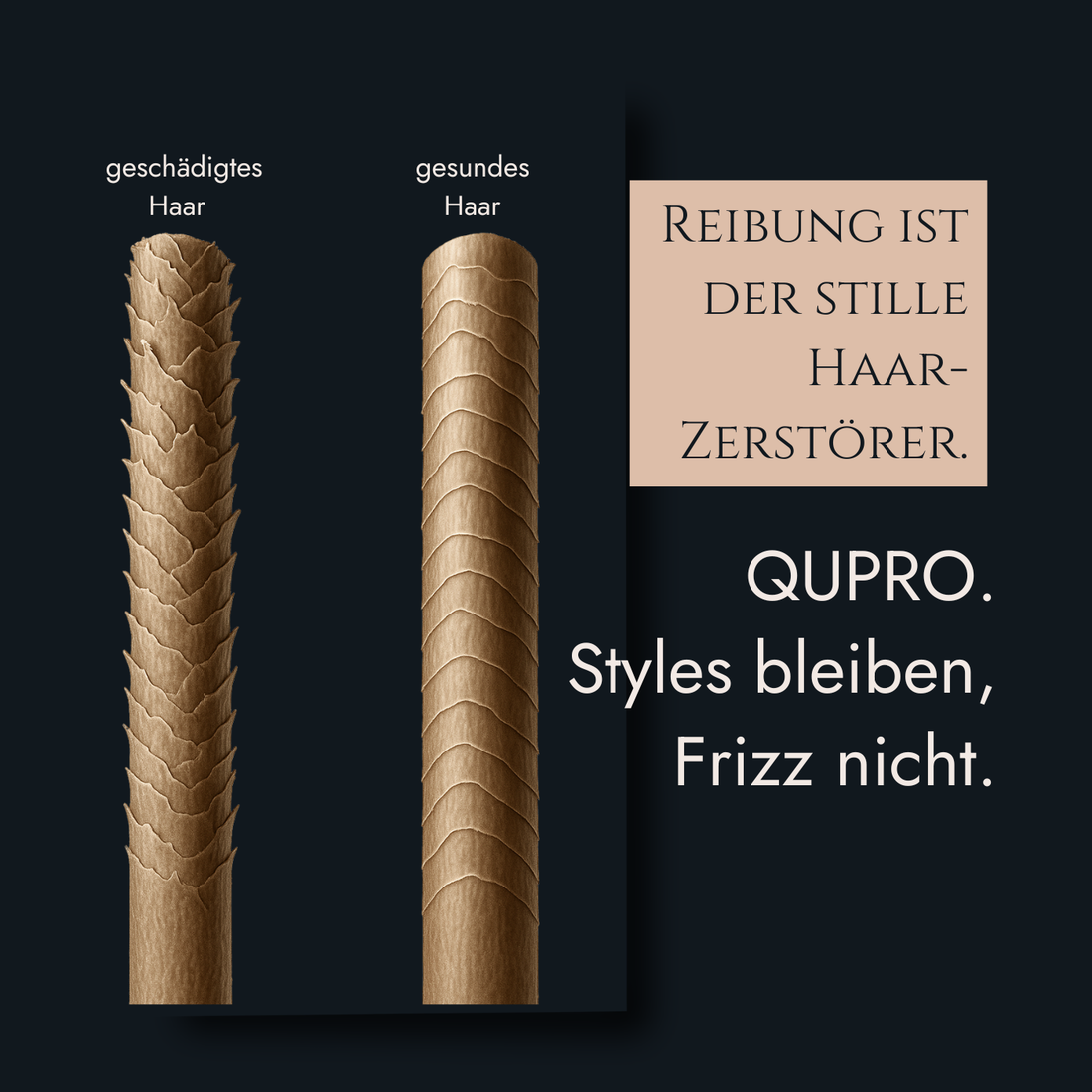 Warum Reibung das Haar zerstört – und wie du deine Haarstruktur wirklich schützt