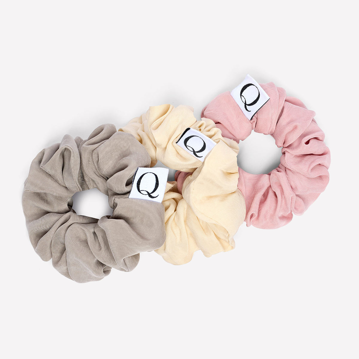 Scrunchies Vegansilk 2er-Set
