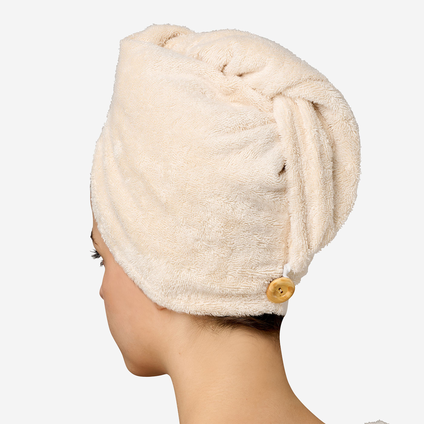 Turban-Handtuch Vegansilk – Bild 4